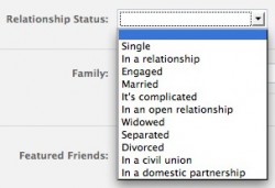 Facebook Adds New Relationship Statuses