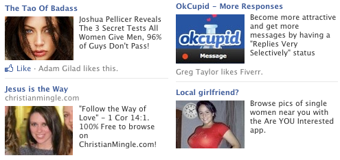 why do i get ads for dating site