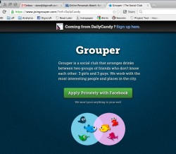 Grouper Signup Fail