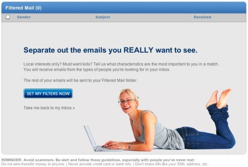 Match Launches Email Filters