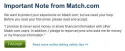 Match terms of service update