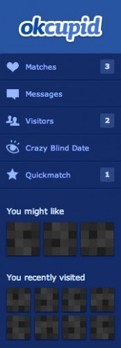 Okcupid is crazy for blind dates