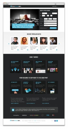 howaboutwe dating site redesign