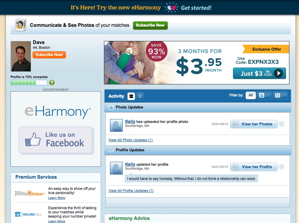 Eharmony Introduction