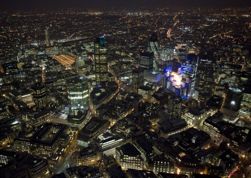 london at night