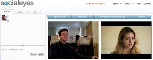 social eyes facebook video chat